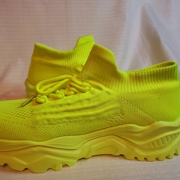 ESSENTIAL SNEAKERS -NEON YELLOW - Picture 5 of 9
